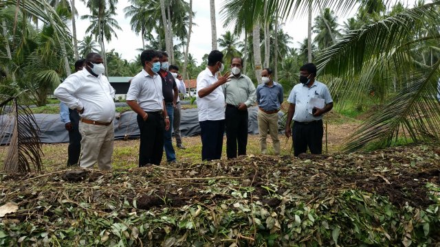 Inspection of Organic Fertilizer Production Projects 